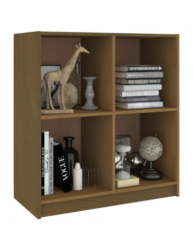 Credenza Marrone Miele 70x33x76 cm in Legno Massello di Pino