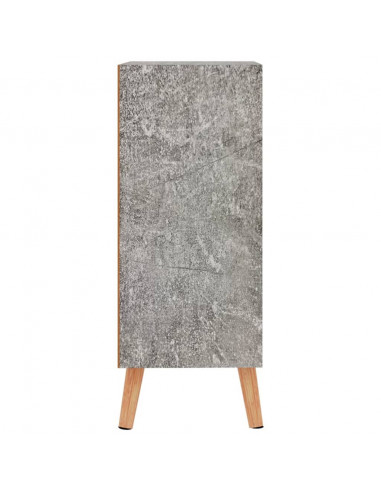 Credenza Grigio Cemento 60x30x72 cm in Legno Multistrato