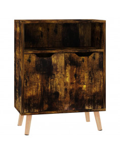 Credenza Rovere Fumo 60x30x72 cm in Legno Multistrato 2