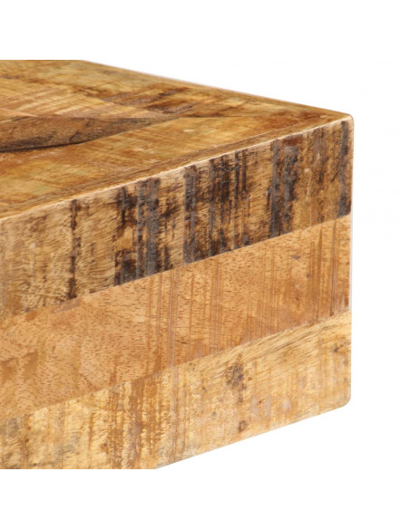 Tavolo Consolle in Legno Massello di Mango 80x40x75 cm