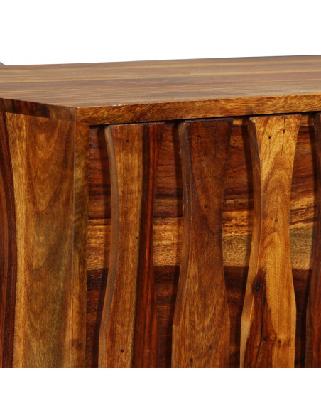 Credenza in Legno Massello di Sheesham 160x45x70 cm