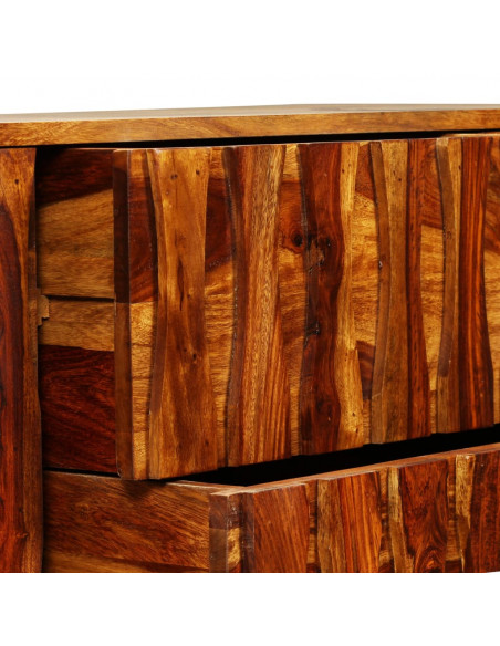 Credenza in Legno Massello di Sheesham 160x45x70 cm