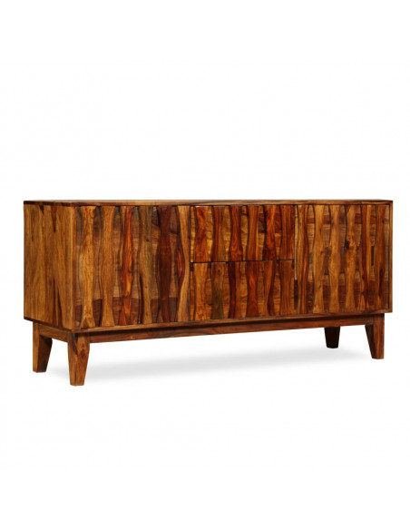 Credenza in Legno Massello di Sheesham 160x45x70 cm