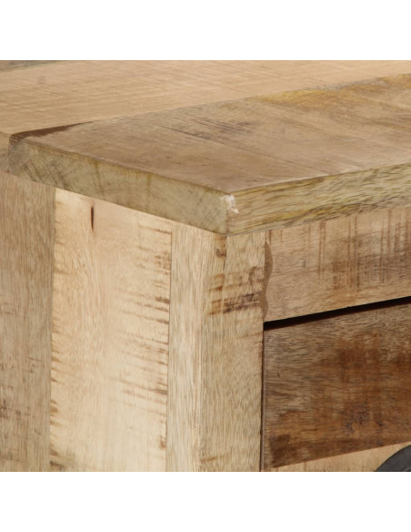 Credenza 140x38x90 cm in Legno Massello di Mango