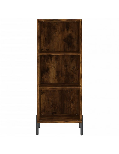 Credenza Rovere Fumo 34,5x34x180 cm in Legno Multistrato