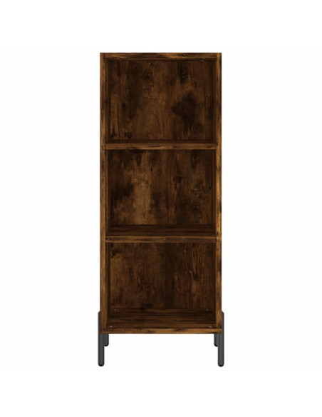 Credenza Rovere Fumo 34,5x34x180 cm in Legno Multistrato