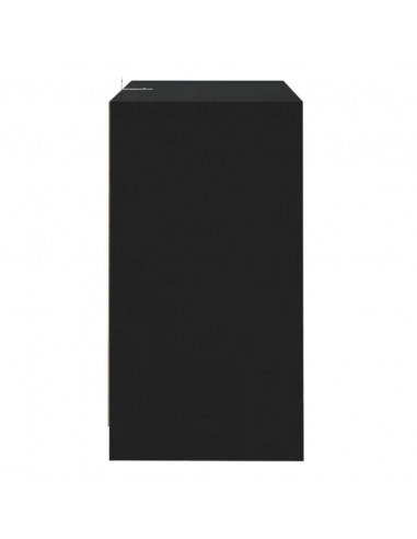 Credenza Nera 70x41x75 cm in Truciolato