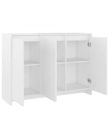 Credenza Bianca 102x33x75 cm in Truciolato