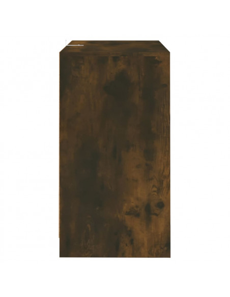 Credenza Rovere Fumo 70x41x75 cm in Truciolato
