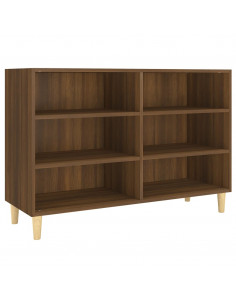 Credenza Rovere Marrone 103,5x35x70 cm in Truciolato 2