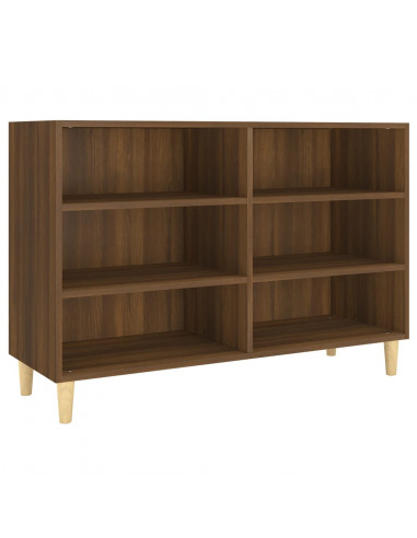 Credenza Rovere Marrone 103,5x35x70 cm in Truciolato