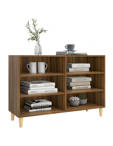 Credenza Rovere Marrone 103,5x35x70 cm in Truciolato