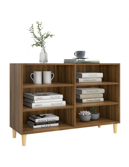Credenza Rovere Marrone 103,5x35x70 cm in Truciolato