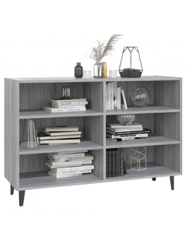 Credenza Grigio Sonoma 103,5x35x70 cm in Truciolato