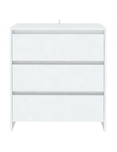 Credenza Bianca 70x41x75 cm in Truciolato