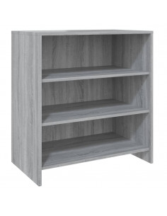 Credenza Grigio Sonoma 70x40,5x75 cm in Truciolato 2