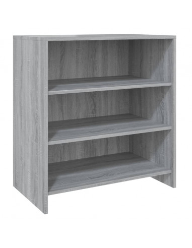 Credenza Grigio Sonoma 70x40,5x75 cm in Truciolato