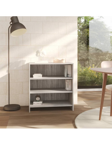 Credenza Grigio Sonoma 70x40,5x75 cm in Truciolato