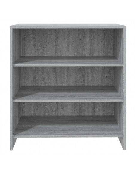Credenza Grigio Sonoma 70x40,5x75 cm in Truciolato