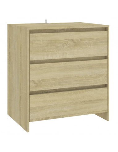 Credenza Rovere Sonoma 70x41x75 cm in Truciolato