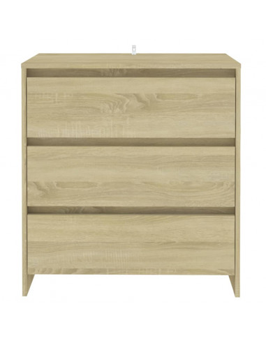 Credenza Rovere Sonoma 70x41x75 cm in Truciolato