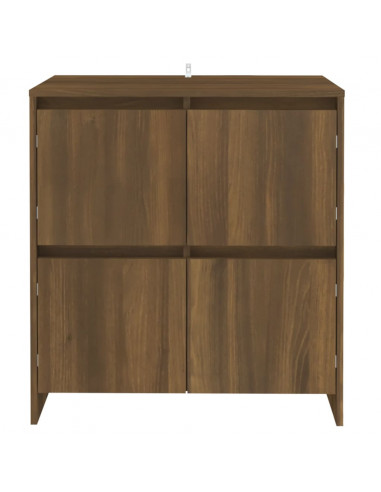 Credenza Rovere Marrone 70x41x75 cm in Truciolato