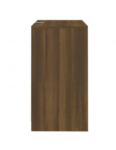 Credenza Rovere Marrone 70x41x75 cm in Truciolato