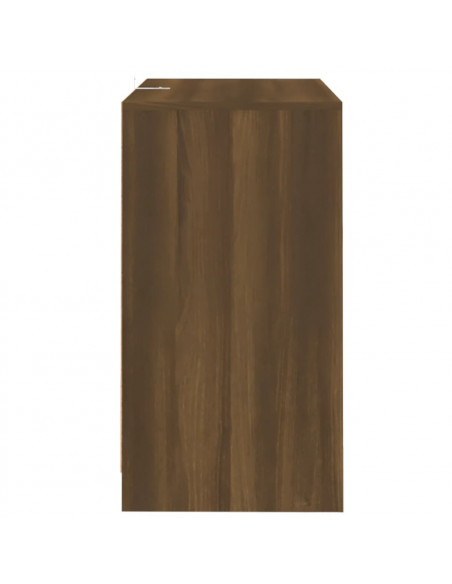 Credenza Rovere Marrone 70x41x75 cm in Truciolato