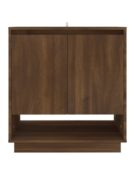 Credenza Rovere Marrone 70x41x75 cm in Truciolato