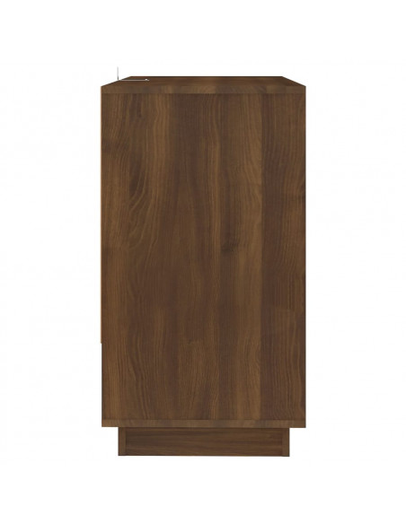 Credenza Rovere Marrone 70x41x75 cm in Truciolato