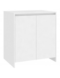 Credenza Bianca 70x41x75 cm in Legno Multistrato 2