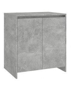 Credenza Grigio Cemento 70x41x75 cm in Legno Multistrato 2