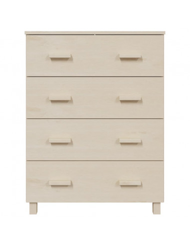 Credenza HAMAR Miele 79x40x103,5 cm in Legno Massello di Pino