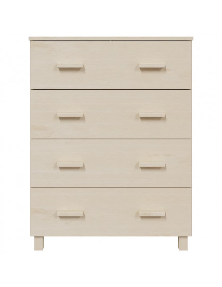 Credenza HAMAR Miele 79x40x103,5 cm in Legno Massello di Pino
