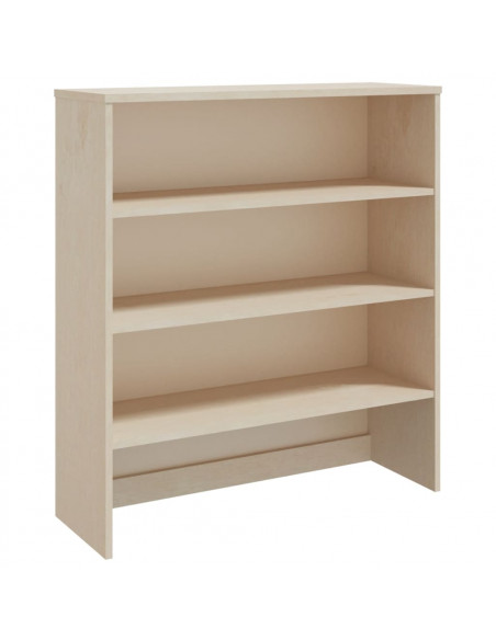 Piano Credenza HAMAR Miele 90x35x100 cm Legno Massello di Pino