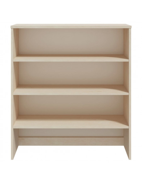 Piano Credenza HAMAR Miele 90x35x100 cm Legno Massello di Pino