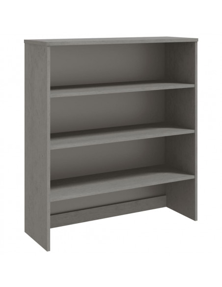 Ripiano per Credenza Grigio Chiaro 90x30x100 cm Legno di Pino