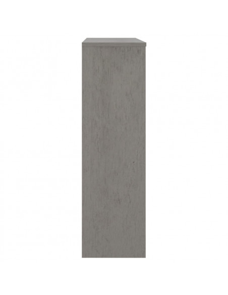 Ripiano per Credenza Grigio Chiaro 90x30x100 cm Legno di Pino