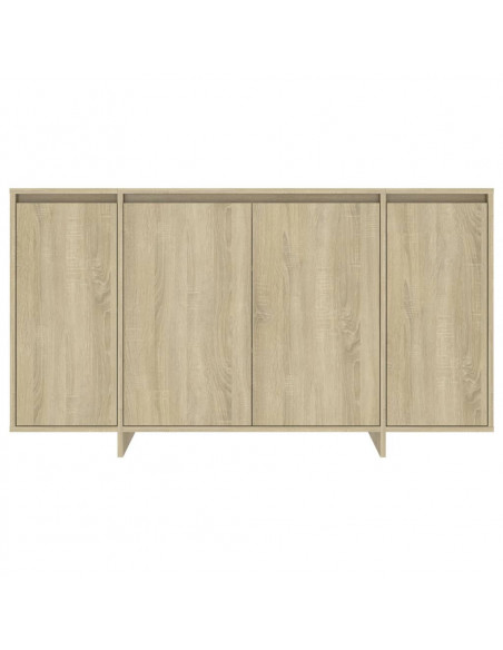 Credenza Rovere Sonoma 135x41x75 cm in Truciolato