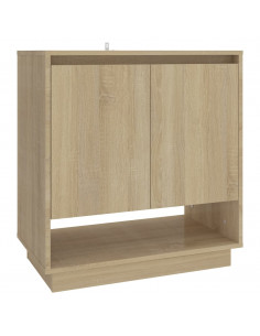 Credenza Rovere Sonoma 70x41x75 cm in Truciolato 2