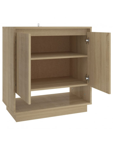 Credenza Rovere Sonoma 70x41x75 cm in Truciolato