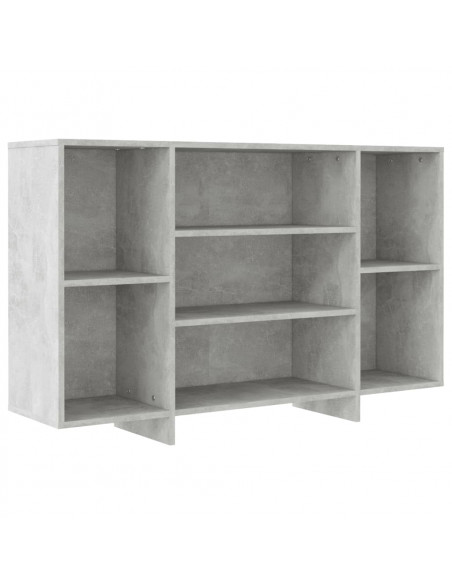 Credenza Grigio Cemento 120x30x75 cm in Truciolato