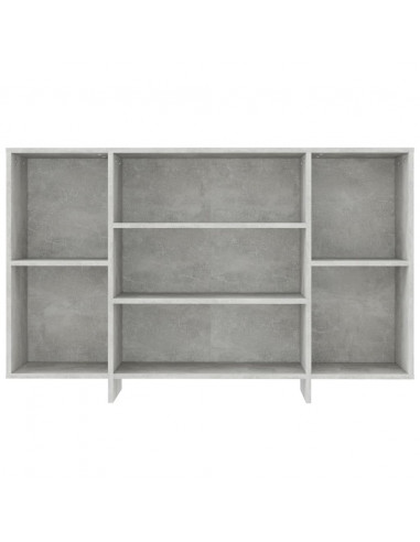Credenza Grigio Cemento 120x30x75 cm in Truciolato