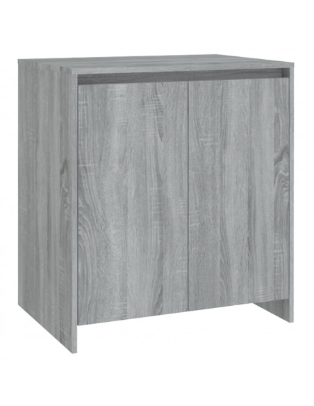 Credenza Grigio Sonoma 70x41x75 cm in Legno Multistrato