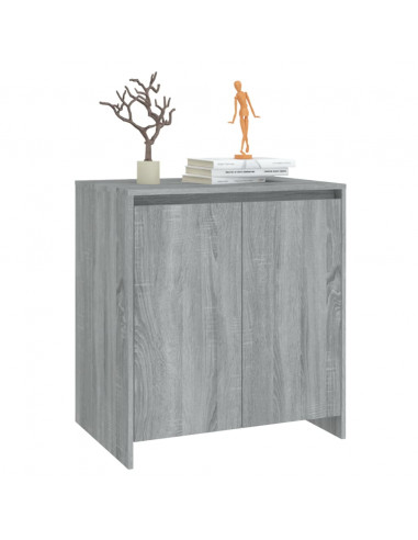 Credenza Grigio Sonoma 70x41x75 cm in Legno Multistrato