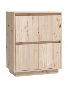 Credenza 60x34x75 cm in Legno Massello di Pino 2