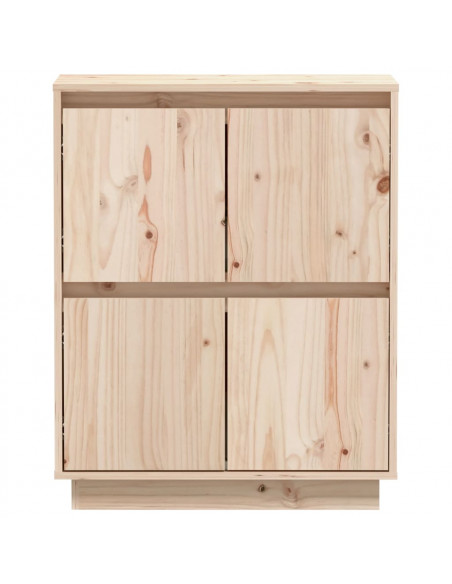 Credenza 60x34x75 cm in Legno Massello di Pino