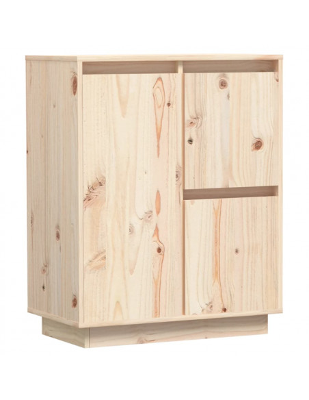 Credenza 60x34x75 cm in Legno Massello di Pino