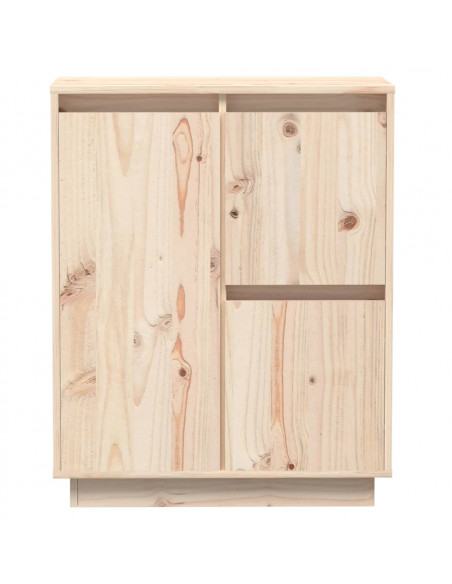 Credenza 60x34x75 cm in Legno Massello di Pino