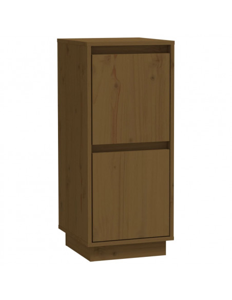 Credenze 2 pz Miele 31,5x34x75 cm in Legno Massello di Pino